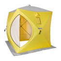Палатка зимняя утепл. Куб 1,5х1,5 yellow/grey Helios