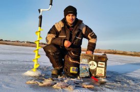Ice fishing with the world champion Stanislav Poslanchik