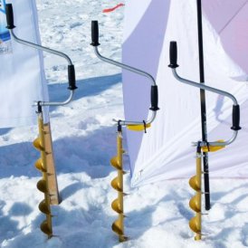 Golden Ice-auger. TONAR continues to support fishing sport in Russia.
